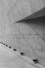 Exterior of modern architecture. Building abstract background