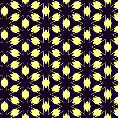 Geometric pattern in ornamental style. Seamless desing texture for greeting card.