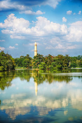 minaret tower in Lednice castle areal