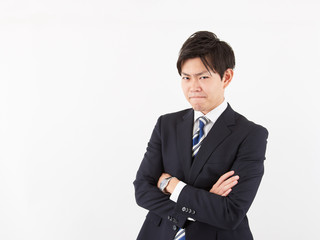ビジネスイメージ・厳しい表情の男性