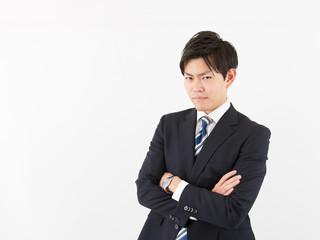 ビジネスイメージ・睨む男性