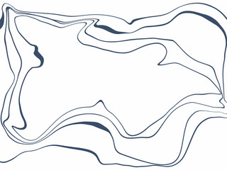 Navy blue abstract liquid lines vector background. Template for cover, flyer, invitation, banner, brochure, poster, card, etc.