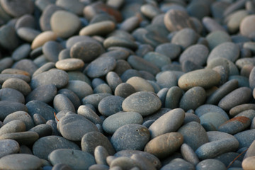 stones on the beach