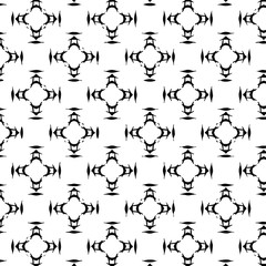 Geometric pattern in ornamental style. Seamless desing texture for greeting card.
