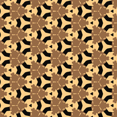 Geometric pattern in ornamental style. Seamless desing texture for greeting card.