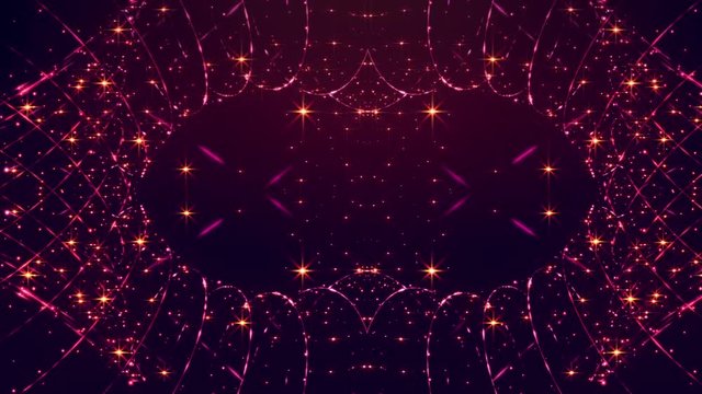 Red Sparkel Particles Vj DJ motion Background Loop