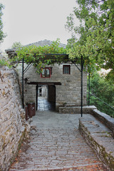 Monastery of Agia Paraskevi at Vikos gorge Monodendri Greece