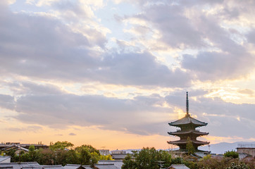 京都の八坂の塔