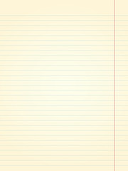 Obraz premium yellow sheet. notepad. Office Equipment, School Paper Notebook