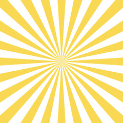 sun and rays on yellow background. - 315001804