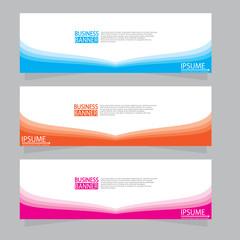 Naklejka premium Banner background.modern template design.Vector illustration.