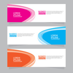 Naklejka premium Banner background.modern template design.Vector illustration.