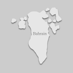map of Bahrain