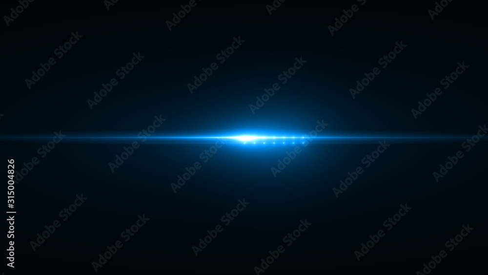 Poster abstract of lighting for background. digital lens flare in dark background