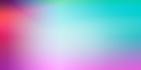 Abstract blurred gradient mesh background in bright rainbow colors. Awesome abstract blur background for your web design.