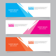 Banner background.modern template design.Vector illustration.