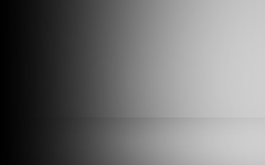 Gray empty room studio gradient with spotlight used for background and display your product