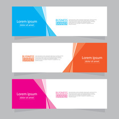 Banner background.modern template design.Vector illustration.