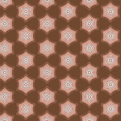 Geometric pattern in ornamental style. Seamless desing texture for greeting card.