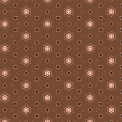 Geometric pattern in ornamental style. Seamless desing texture for greeting card.