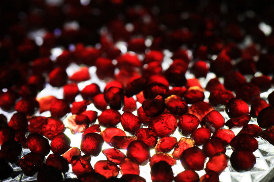 red garnet pyrope collection