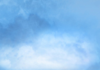 Color sky with clouds as background