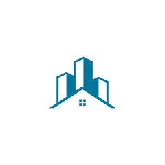 Naklejka premium home and building logo design vector