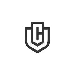 Letter VC initial logo design