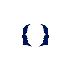 code face logo design vector