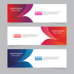 Naklejka premium Banner background.modern template design.Vector illustration.