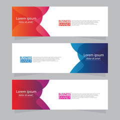 Banner background.modern template design.Vector illustration.