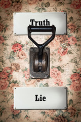 Street Sign to Truth versus Lie