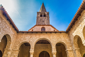 Fototapeta na wymiar The Euphrasian Basilica in Porec town, Croatia, Europe.