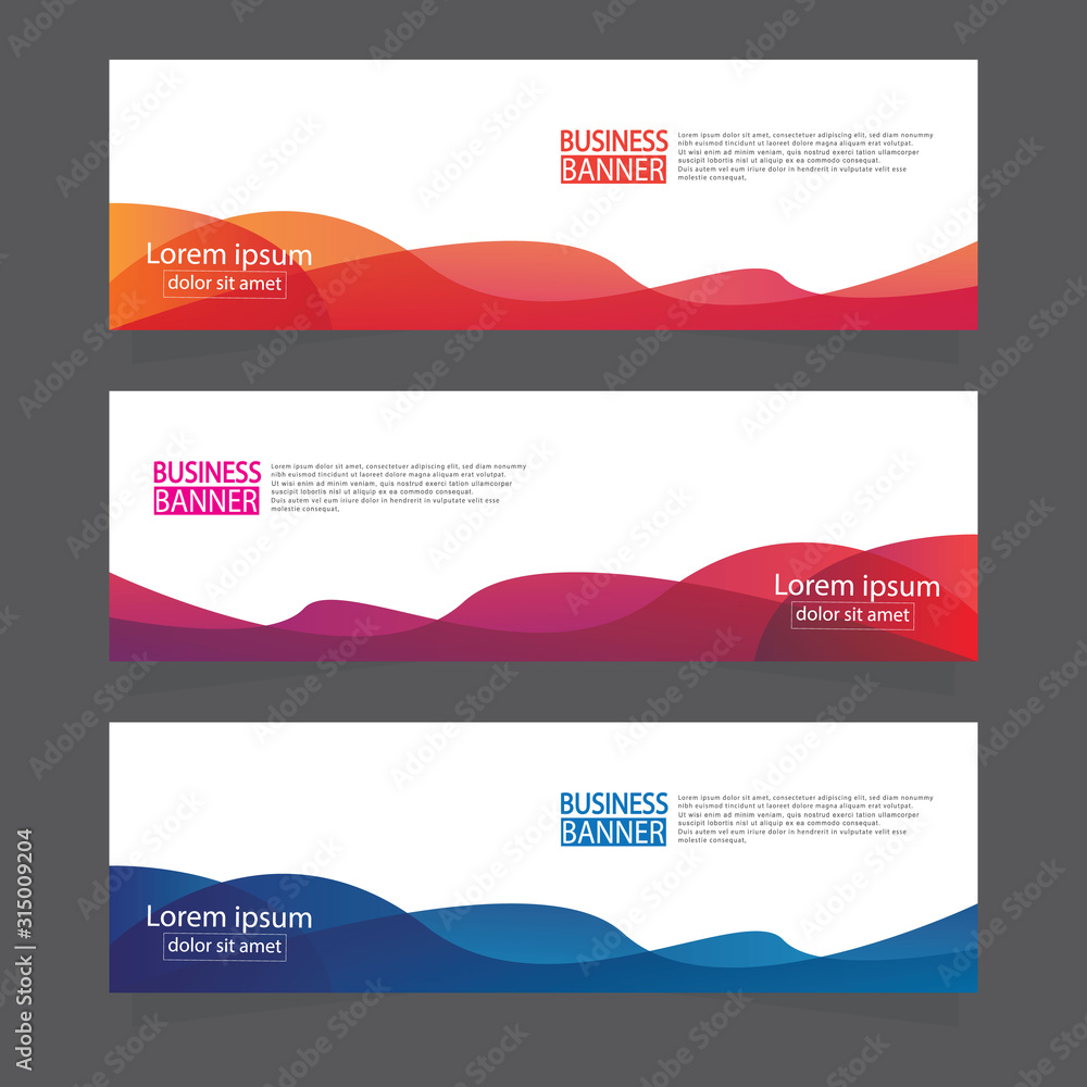 Wall mural banner background.modern template design.vector illustration.
