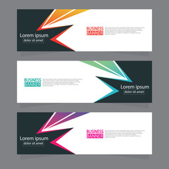 Fototapeta premium Banner background.modern template design.Vector illustration.