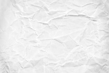 Paper texture Crumpled White.Top view.
