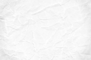 Paper texture Crumpled White.Top view.