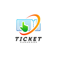 Online Tickets logo design concept vector, Template, Creative design, Icon symbol