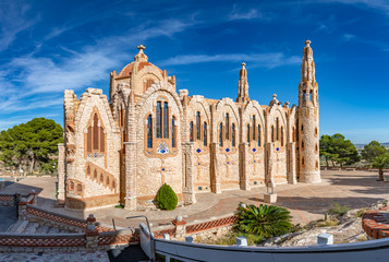 Sanctuary of Santa Maria Magdalena, Novelda, Alicante, Spain. - obrazy, fototapety, plakaty