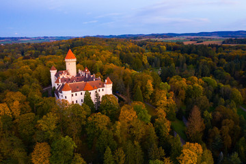 Chateau Konopiste near small Czech town of Benesov