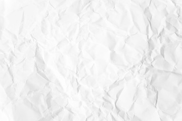 Paper texture Crumpled White.Top view.