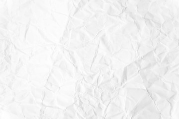 Paper texture Crumpled White.Top view.