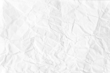 Paper texture Crumpled White.Top view.