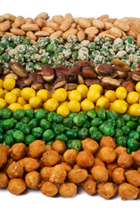 nuts or mix nuts on a background new.