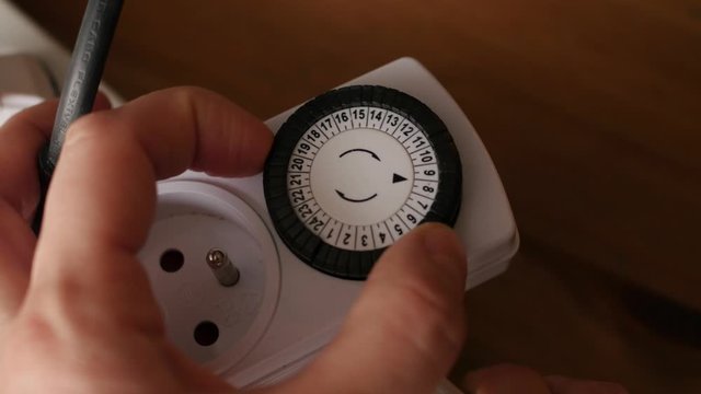 plug-in security timer, Mechanical Switch Security Light Heater