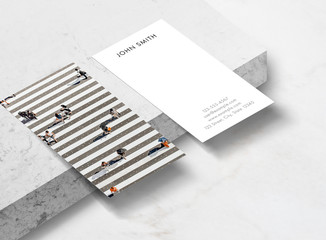 Rain Crossing Business Card Template