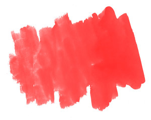Red colorful abstract watercolor background