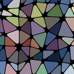 Fototapeta premium Abstract Low Polygon gradient Generative Art background illustration