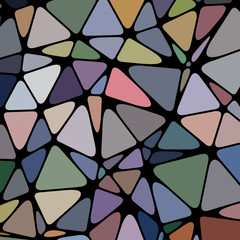 Abstract Low Polygon gradient Generative Art background illustration