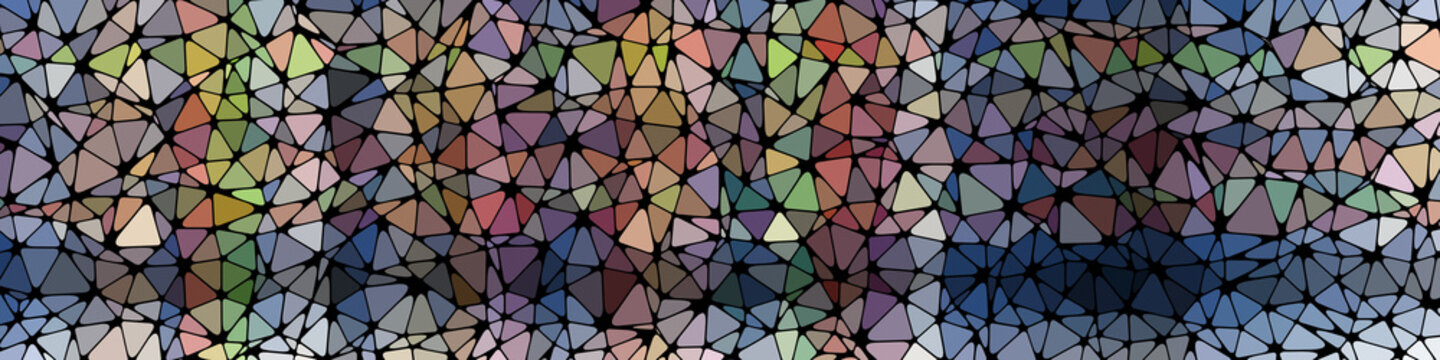 Abstract Low Polygon gradient Generative Art background illustration